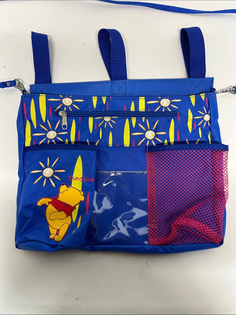 Disney Winnie the Pooh beach chair organizer bag